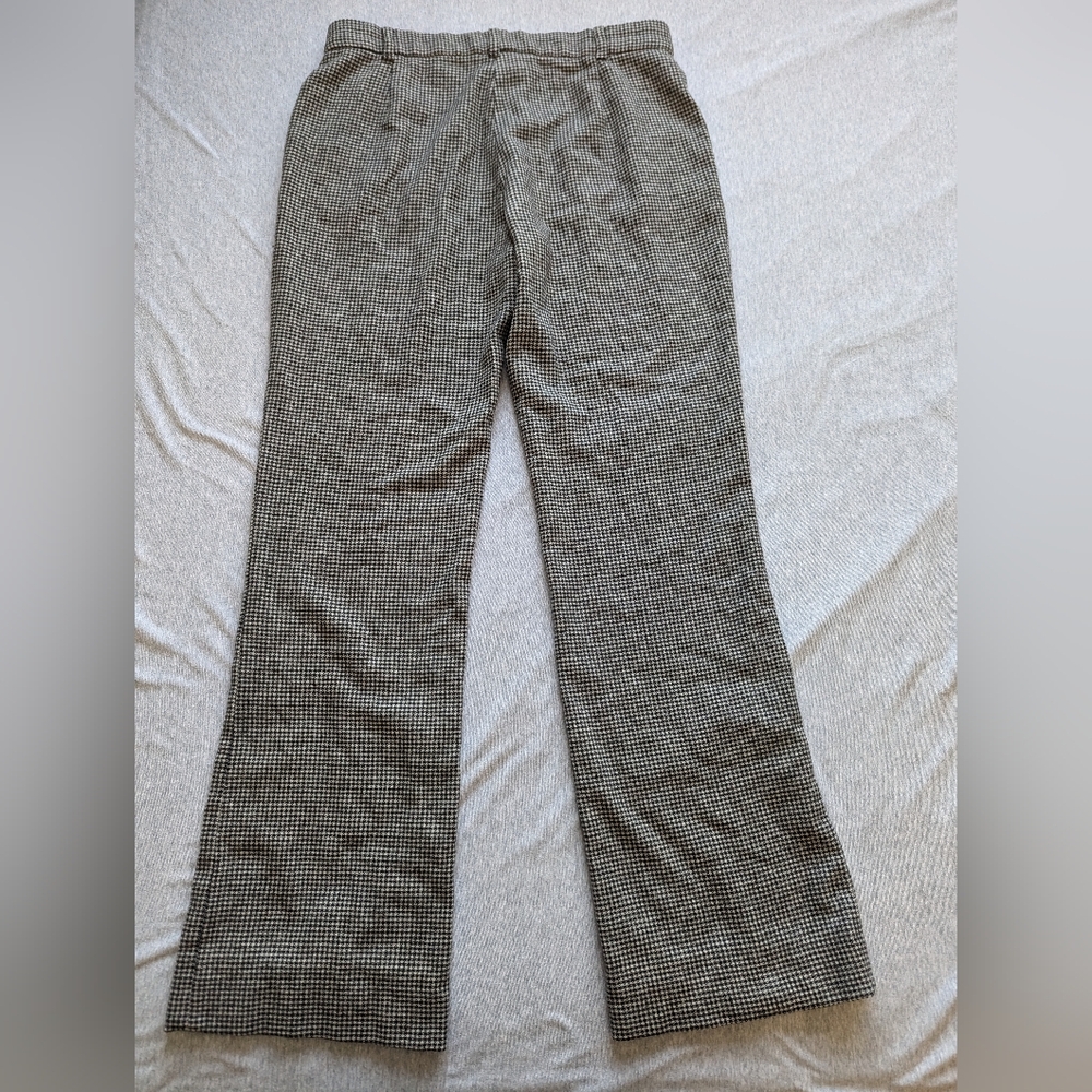 MaxMara Studio Houndstooth Wide Leg Trousers - Picture 2 of 12